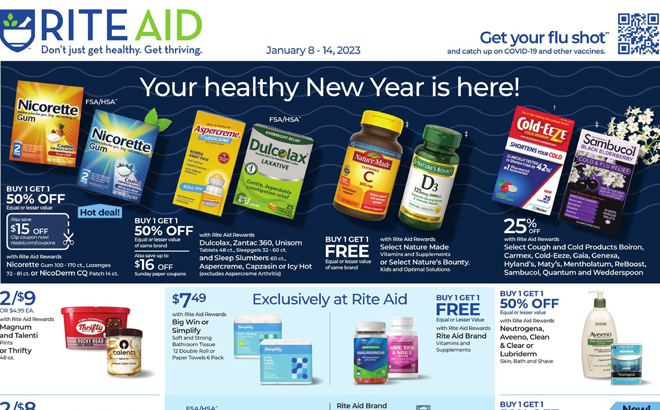 Rite Aid Ad Preview (Week 1/8 – 1/14)