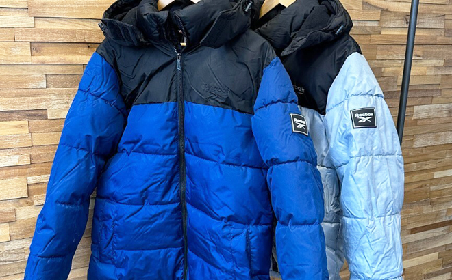 Reebok Men’s Puffer Jacket $36 Shipped