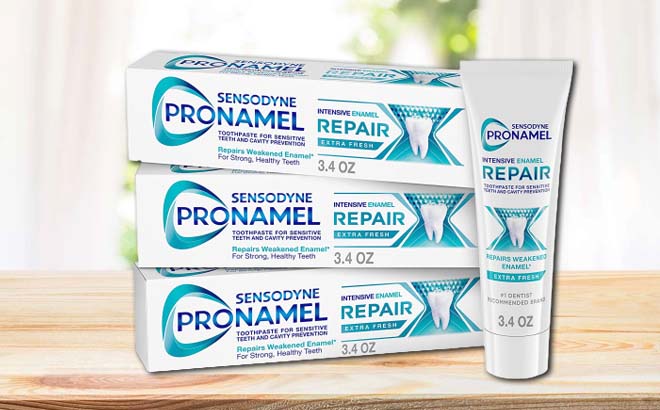 Sensodyne Pronamel Toothpaste 3-Pack $9.62