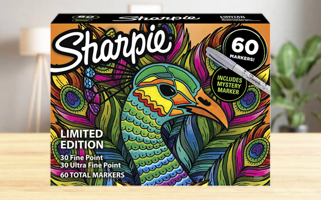 Sharpie Permanent Markers 60-Count for $24