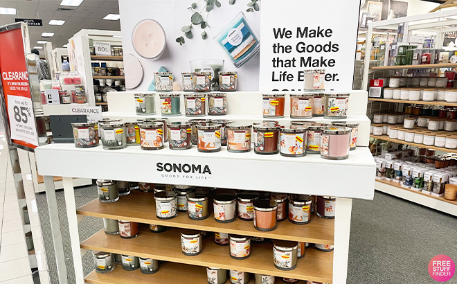 Sonoma 3-Wick Candles $5