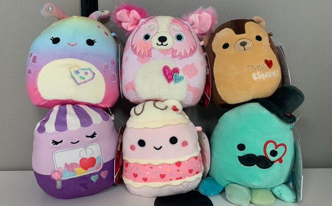 Valentine’s Day Squishmallows 6-Pack for $49 Shipped