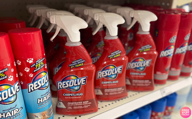 Resolve Stain Remover Carpet Cleaner $2.49