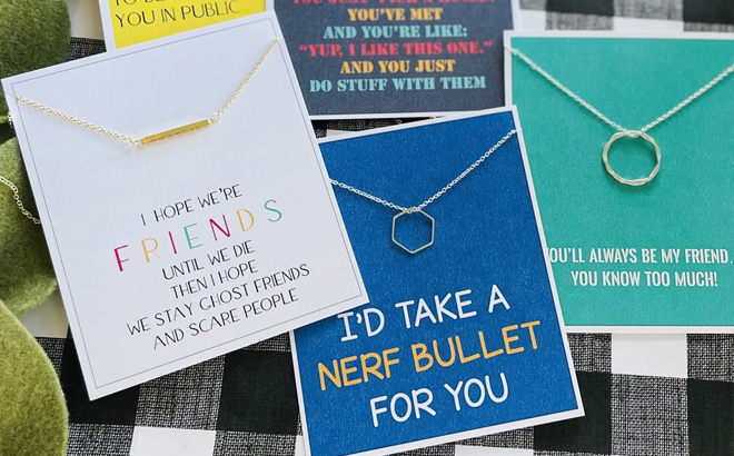 Valentine Friend Necklaces $9 Shipped