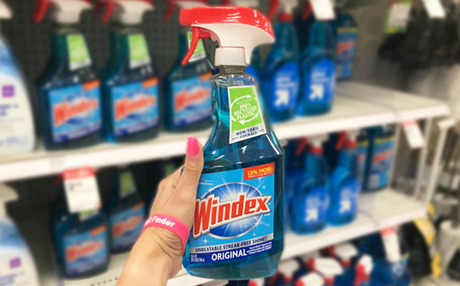 Windex Glass Cleaner and Spray Bottle