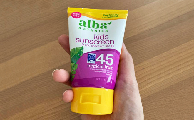 Alba Botanica Kids Sunscreen $2.88