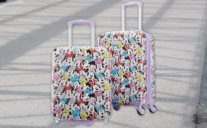 Disney Hardside Luggage Set $93 Shipped