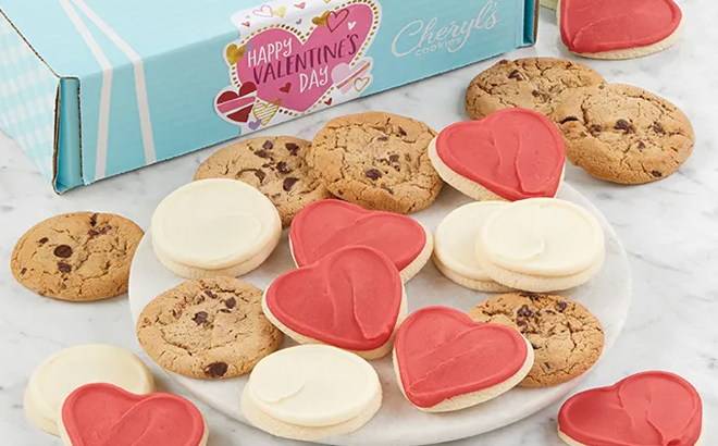 Cheryl’s Cookies Valentine’s Day Box $24