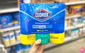 Clorox Disinfecting Wipes 3-Pack for $5.99