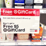 free gift card with skin care purchase
