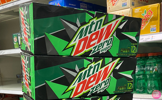 3 Mountain Dew 12-Pack for $9.99 (Just $3.33 Each)