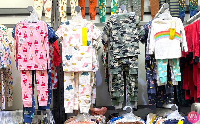 Old Navy Kids 2-Piece Pajama Sets $4