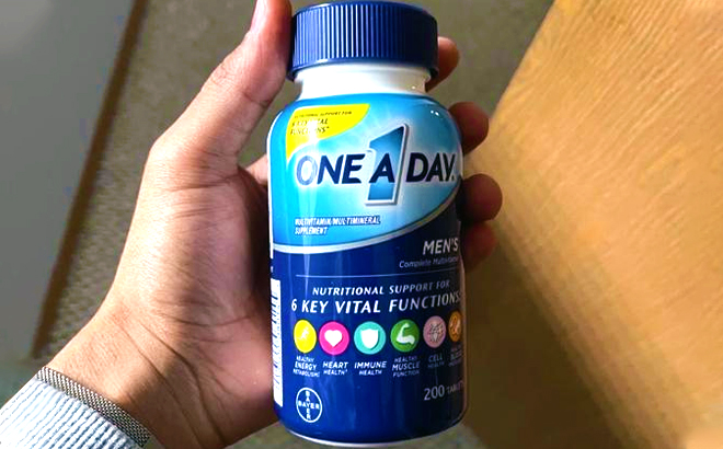 One A Day 200-Count Men’s Multivitamin $8
