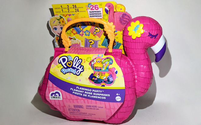 Polly Pocket Flamingo Set $17.99