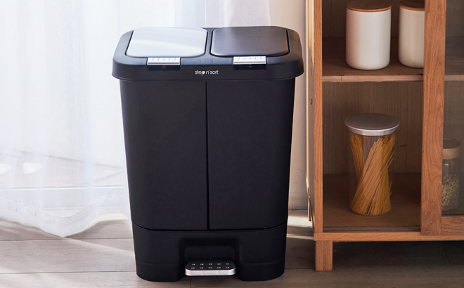 Dual-Compartment Recycle Bin $38 Shipped
