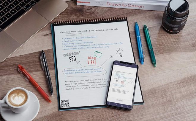 Rocketbook Reusable Notebook $18 | Free Stuff Finder