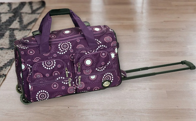 Rockland 22-Inch Purple Pearl Duffel Bag