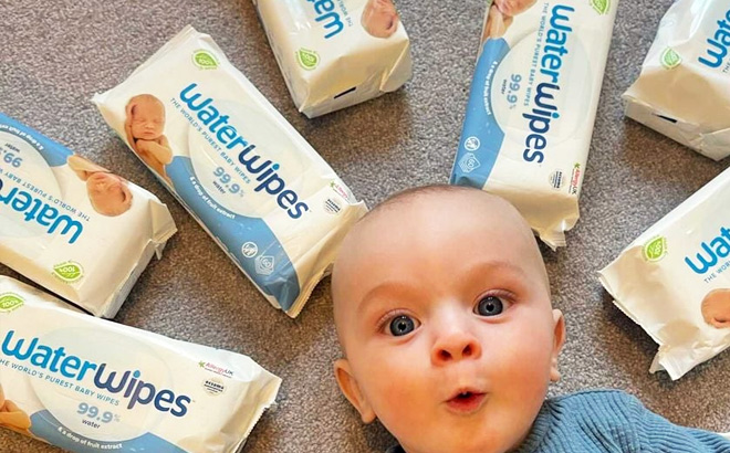 WaterWipes Baby Wipes 240-Count for $9.92