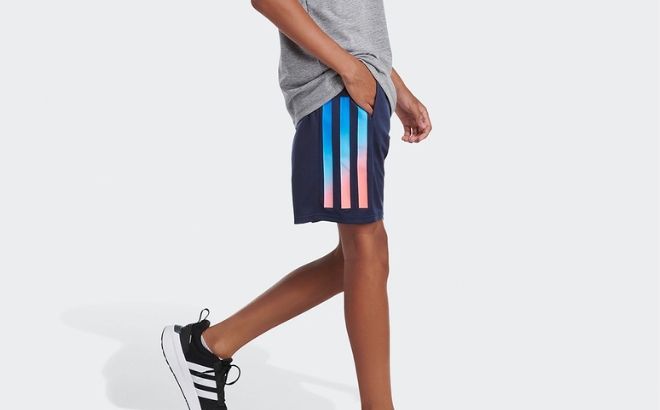 Adidas Boys Bold 3 Stripe Shorts at Kohls
