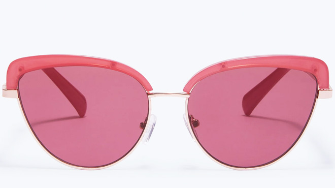 Aeropostale Womens Tonal Fashion Cateye Sunglasses