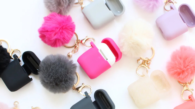 AirPod And Pom Cases On Table