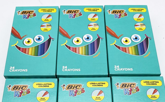 BIC Crayons 24-Pack for 73¢