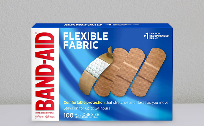 Band Aid Flexible Fabric Adhesive Bandages