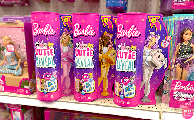 Barbie Cutie Reveal Dolls $11.98