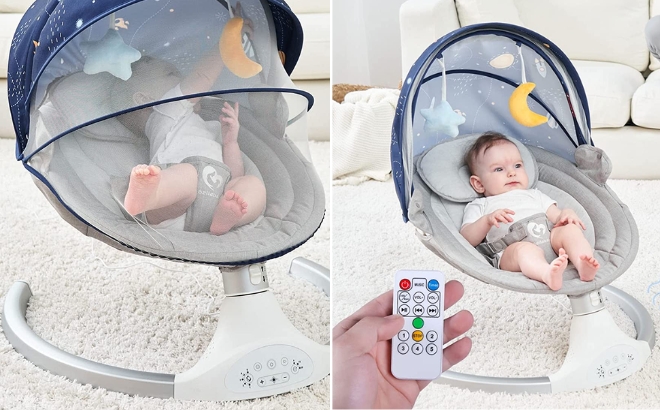 Bellababy Bluetooth Baby Swing for Infants 1