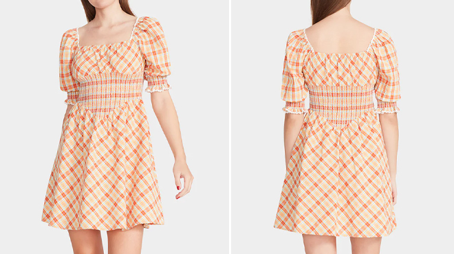 Betsey Johnson Mad For Plaid Mini Dress Betsey Johnson Mad For Plaid Mini Dress