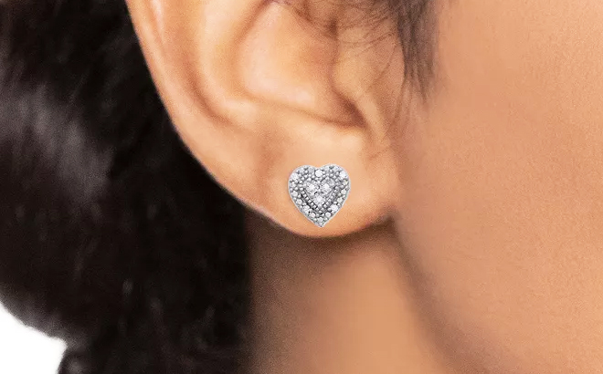 Women's Diamond Earrings $25