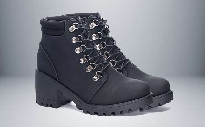 Women’s Lace-Up Boots $11