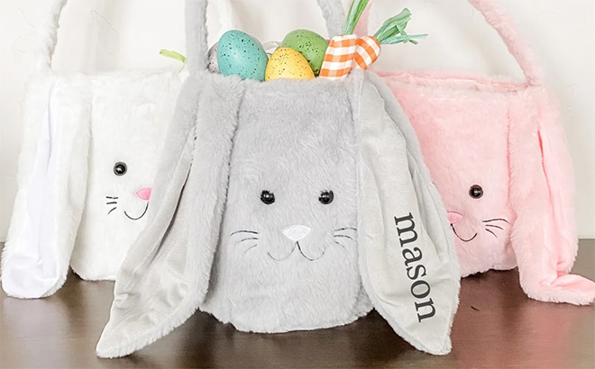 Personalized Easter Bunny Baskets $17.99 Shipped