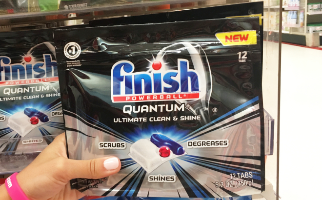 Finish Quantum Dishwasher 12 Count Tabs 1