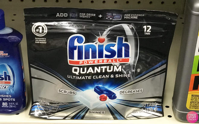 Finish Quantum Dishwasher 12 Count Tabs