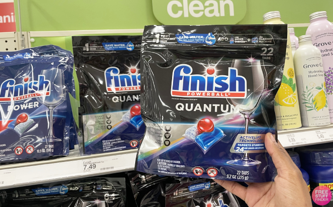 Finish Quantum Dishwasher 22 Count Tabs