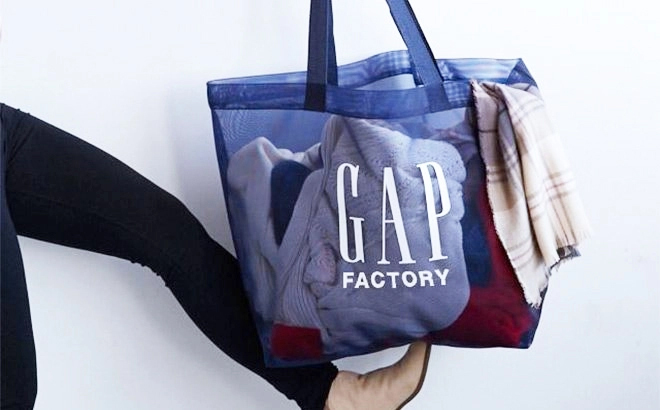 GAP Mesh Bag Filled with Clothes