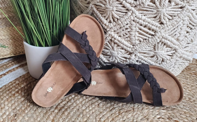 Gaahu Footbed Sandals at Jane