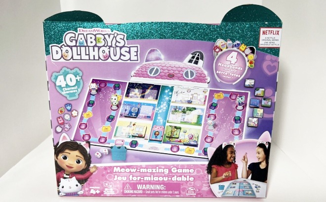 Gabbys Dollhouse Meow Mazing Board Game