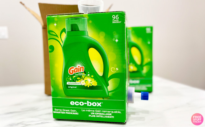 Gain Detergent Eco Box 96 Loads Original Scent
