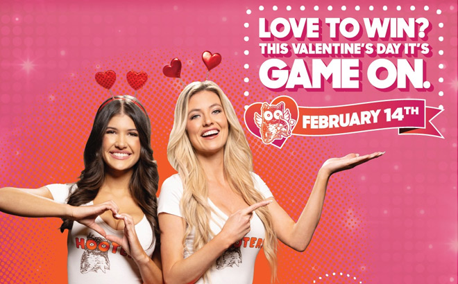 Hooters Spin the Wheel Promo Banner