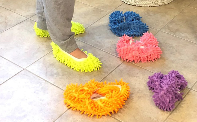 Dust Mop Slippers $7.99 Shipped