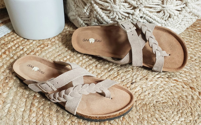 Jane Gaahu Footbed Sandals