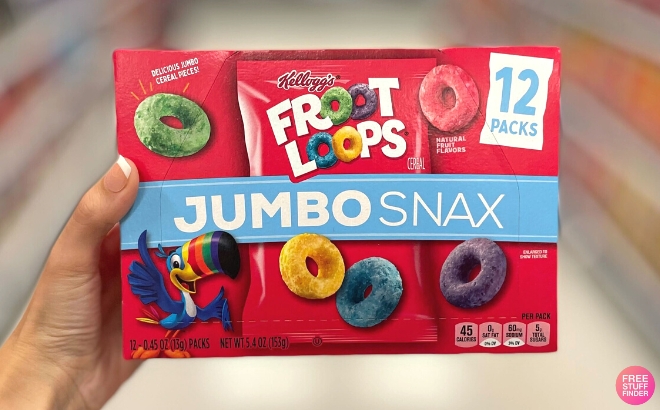 Kellogg’s Jumbo Snax Cereal 36-Pack for $11