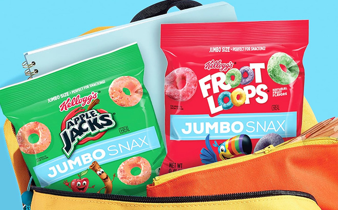 Kellogg's Jumbo Snax Cereal Snacks 36-Pack