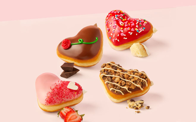 Krispy Kremes Valentines Day Doughnuts