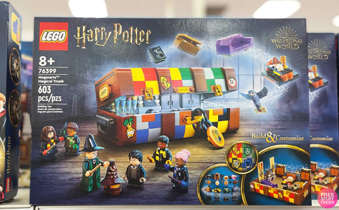 LEGO Harry Potter Hogwarts Magical Trunk on Store Shelf