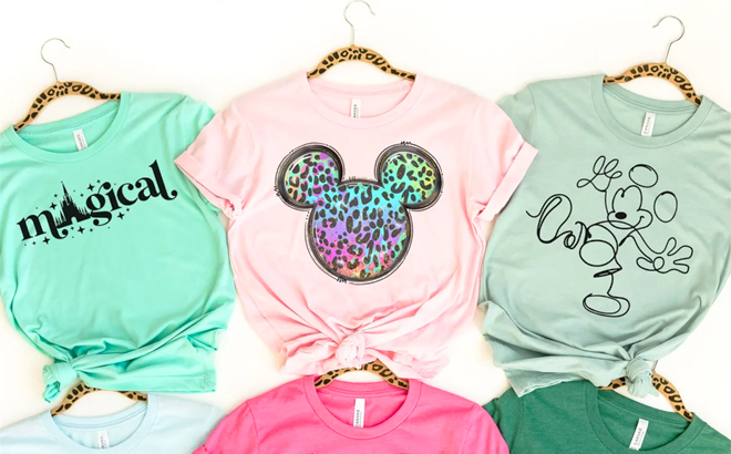Mickey Mouse Theme Tees $19.99 Shipped