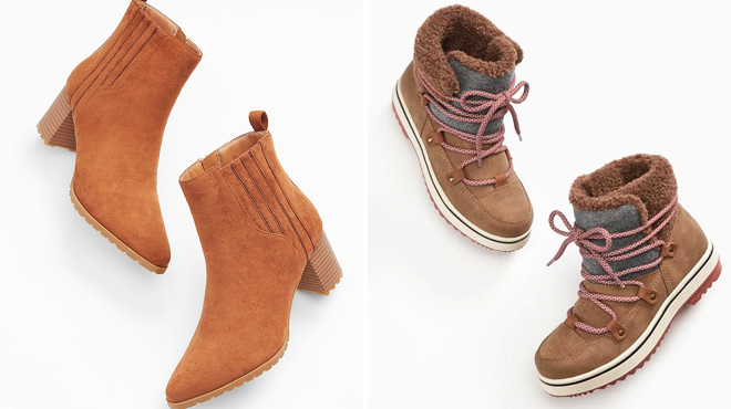 Alexa Brown Lug Ankle Boot
