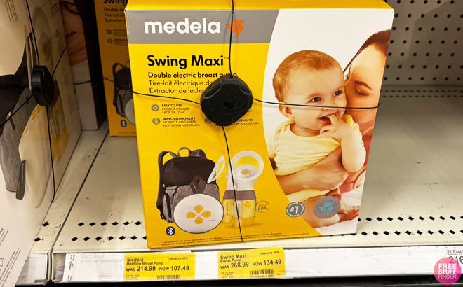 Medela Pump In Style with MaxFlow Double Electric Breast Pump on Shelf
